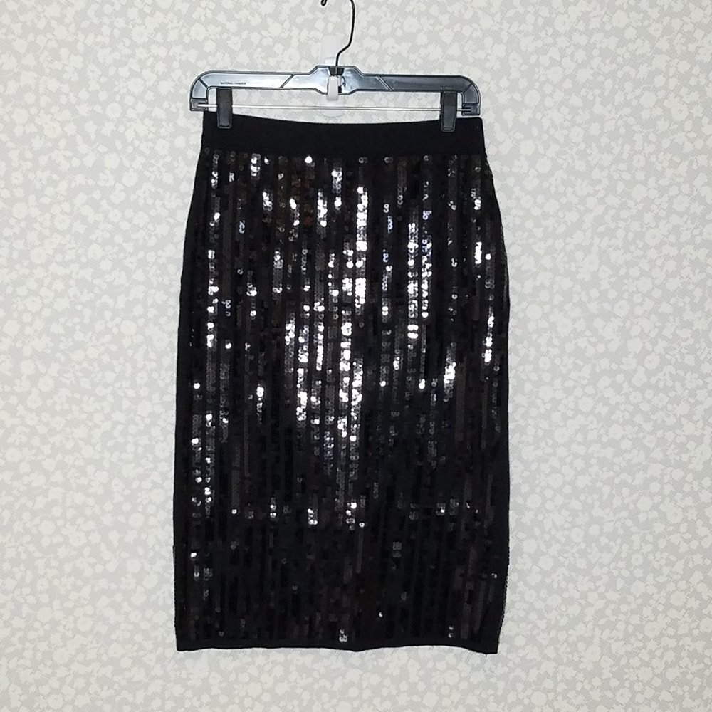 NWT Eva Mendes Sequin Pencil Skirt